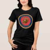 Marine Corps Seal Tri-Blend Shirt (Voorkant)
