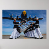 Marine Corps Silent Drill Platoon Poster (Voorkant)