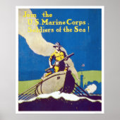 Marine Corps - Soldaten van het Zee! Poster (Voorkant)