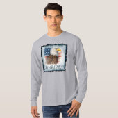 Marine Corps Veteraan Logo Embleem T-shirt (Voorkant volledig)