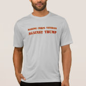 Marine Corps veteran against Trump Shirt (Voorkant)