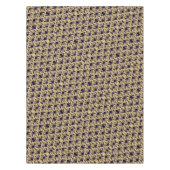 Marine Crème Damast Boogjes Tafelkleed (Voorkant)