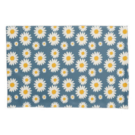 Marine Daisy Floral Bohemian Botanische Patroon Kussensloop