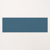 Marine Daisy Floral Bohemian Botanische Patroon Yogamat (Achterkant (horizontaal))