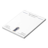 Marine Deur Aquarel Makelaar Notitieblok (Linkerzijde)