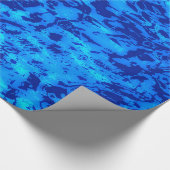 Marine diep aanpassen verse oceaanwater cadeaupapier (Hoek)