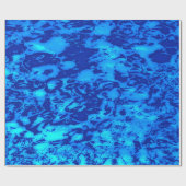 Marine diep aanpassen verse oceaanwater cadeaupapier (Vlak)