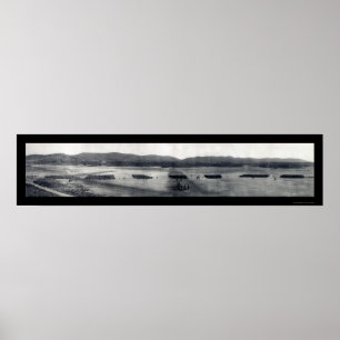 Marine Dress Parade Photo 1911 Poster