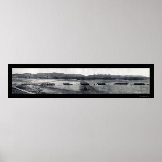 Marine Dress Parade Photo 1911 Poster (Voorkant)