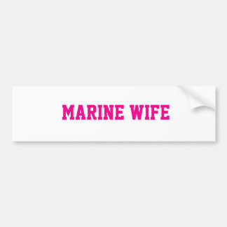 Marine-echtgenote sticker