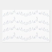 Marine Eid Mubarak Masjid Patroon Ontwerp Inpakpapier Vel (Voorkant 2)