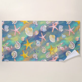 Marine Element Starfish Shellfish Call of the Zee Strandlaken