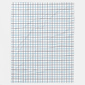 Marine en Blue Plaid Deken Classic Check Style (Voorkant)