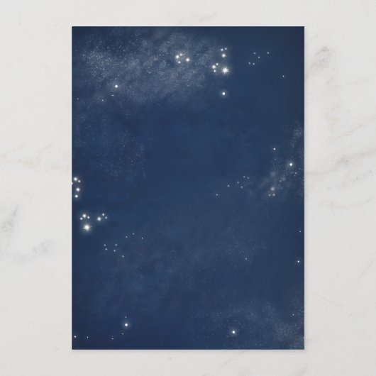 Marine en Bourgondië Floral Wedding Informatie Gas Informatiekaartje (Achterkant)