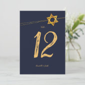 Marine en Golden Star of David tafelnummer (Staand voorkant)