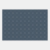 Marine en Rode Nautische Patronen Inpakpapier Vel (Voorkant 2)