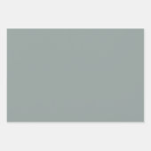 Marine en Sage Floral Inpakpapier Vel (Voorkant 3)