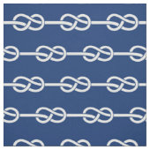 Marine en witte nautische touw patroon stof (Swatch)