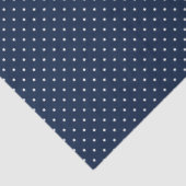 Marine en witte polka stip tissuepapier (Detail)