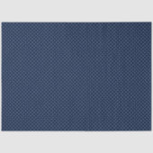 Marine en witte polka stip tissuepapier (Voorkant)