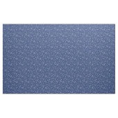 Marine en witte stof met schelpen en zeewier (Yard (91,4 cm))