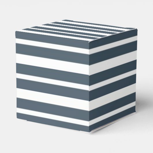 Marine en witte strepen bedankdoosjes (Achterkant)