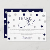 Marine en Zilveren Pensioen Dank u Kaarten (Voorkant / Achterkant)