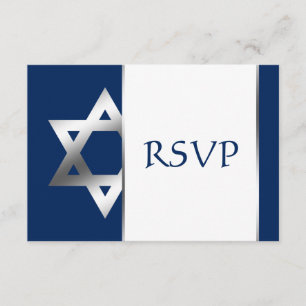 Marine en Zilveren Ster van David Bar Mitzvah RSVP