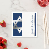 Marine en Zilveren Ster van David Bar Mitzvah Servet (Insitu)