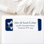 Marine en Zilveren Ster van David Retouradres Etiket (Insitu)