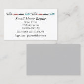 Marine Engine Repair Aangepast Onderhoud Visitekaartje (Voorkant / Achterkant)