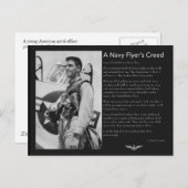 Marine Flyer's Creed Briefkaart (Voorkant / Achterkant)