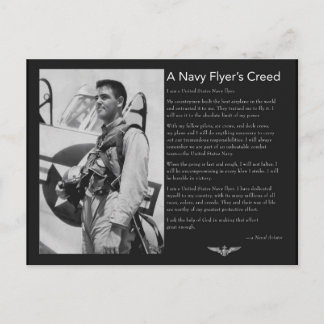 Marine Flyer's Creed Briefkaart