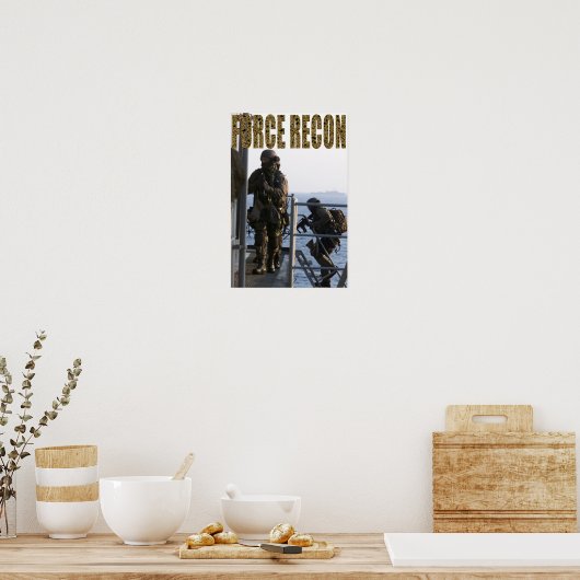 Marine Force Recon Poster (Keuken)