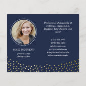 Marine fotocollage professionele fotograaf flyer (Achterkant)