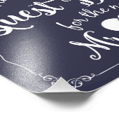 marine Gelieve ons gastenboek te ondertekenen Foto Afdruk (Hoek)