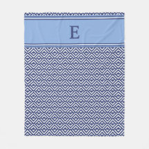 Marine Geometrisch Chevron Monogram Ontwerp