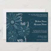 Marine Gerber-Margriet Bruiloftsinvitaties Kaart (Voorkant)