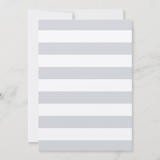 Marine getijden anker monogram bruiloft uitnodigin kaart (Achterkant)