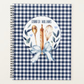 Marine Gingham Keukengerei Bakkerij Planner (Voorkant)