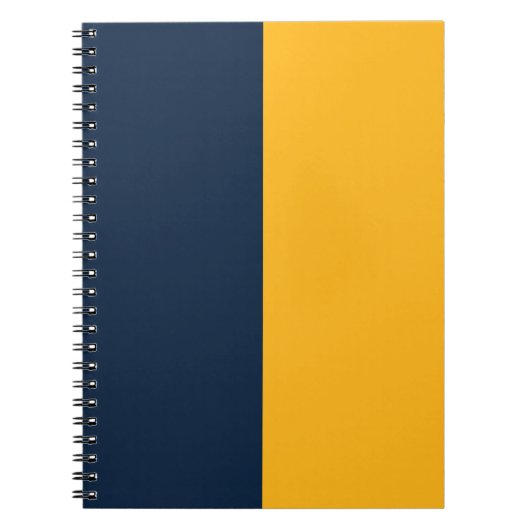 Marine & Goud CUSTOM Notitieboek (Voorkant)