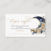 Marine gouden maan bloemenluier loterij ticket informatiekaartje (Voorkant)