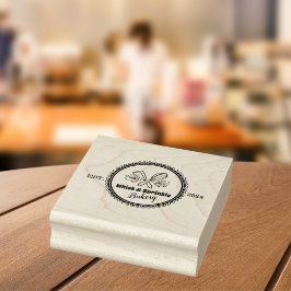 Marine & Gouden Whisk Chef Catering Bakkerij Rubberstempel