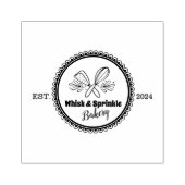 Marine & Gouden Whisk Chef Catering Bakkerij Rubberstempel (Afrduk)