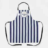 Marine & Gouden Whisk Chef Catering Bakkerij Schort (Voorkant)