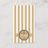 Marine & Gouden Whisk Chef Catering Bakkerij Visitekaartje (Voorkant)