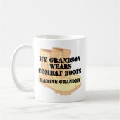 Marine Grandma Grandson wears DCB Koffiemok (Links)