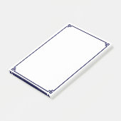 Marine Griekse Sleutel Sierrand Post-it® Notes (Schuin)