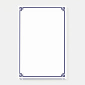 Marine Griekse Sleutel Sierrand Post-it® Notes (Voorkant)