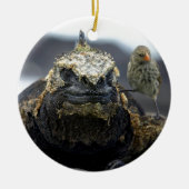 Marine iguana keramisch ornament (Voorkant)